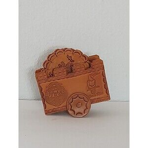 Costa Rico Brown Leather Coasters With Leather Cart Case
